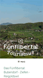 Mobile Screenshot of fuenflibertal-tourismus.ch